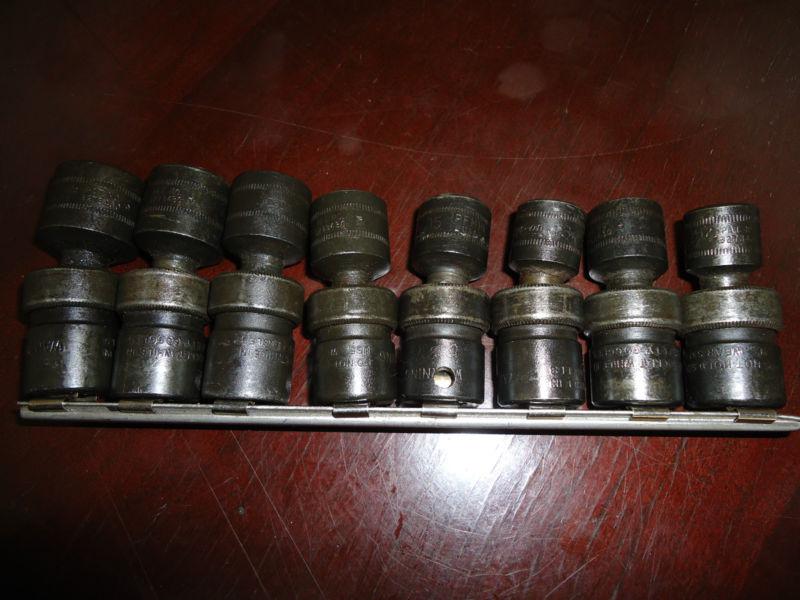 SNAP ON TOOLS 207IPFM PLUS IPFM19 UNIVERSAL SWIVEL SHALLOW IMPACT SOCKET SET NR, US $0.99, image 3