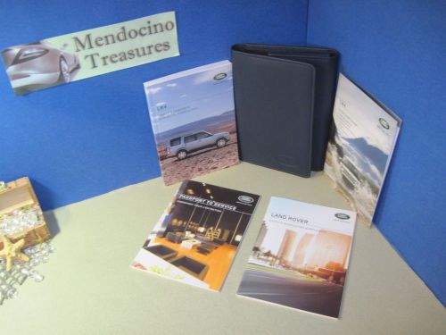 2016 land rover lr4 owners manual package &amp; case "free u.s priority shipping"