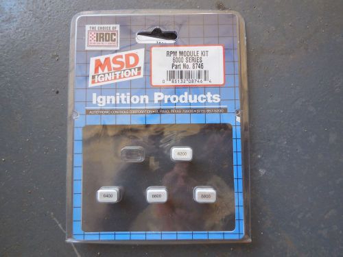 Msd rpm module chip kit p/n#8746 (less 6000) 6200-6800