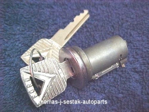 Lincoln continental trunk lock cylinder with keys 61 62 63