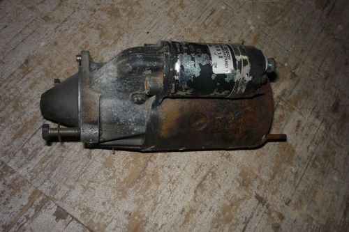 Starter motor, used, rebuilt,, for 2.8 litres v-6 peugeot 505 stx, 1987