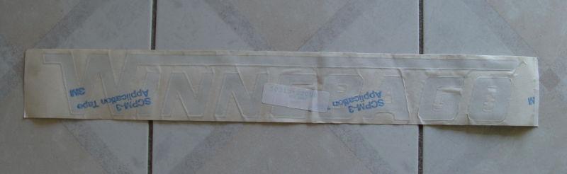 Original winnebago chrome monogram decal sticker for lesharo and other models