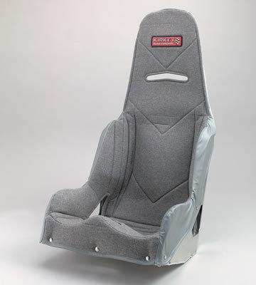Kirkey racing seat cover gray tweed fits kir-41700 each 41717