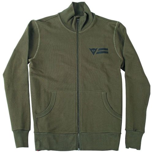 Dainese n'joy (enjoy) every road mens zip-up sweatshirt  army green