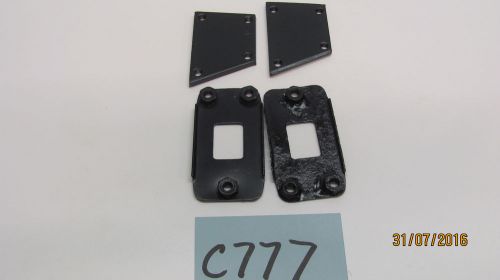 Used jaguar mkiv hinge backing plates for rh &amp; lh rear doors  c777