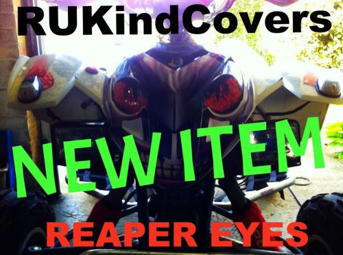 Polaris predator  reaper headlight covers reaper eye's  set