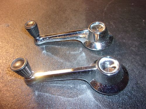 1963 1964 1965 ford window cranks chrome set of 2 c3ab-6223348-b -  f774
