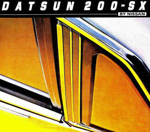 1981 DATSUN 200-SX BROCHURE-200SX DLX-LUX SPORT--NISSAN, US $17.99, image 2
