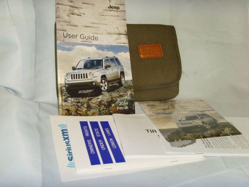 2014 jeep patriot owner manual guide with case