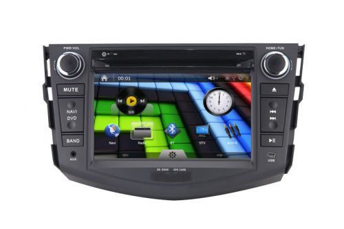 In dash car dvd gps navigation radio stereo 7&#034; touch screen for toyota rav 4