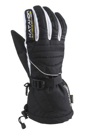 Katahdin frostfire black insulated cold weather atv snow sports snowmobile glove