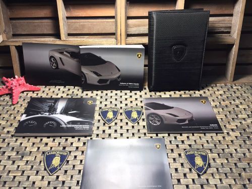 2012 lamborghini gallardo lp 550-2 spyder owners manual + multimedia book (oem))