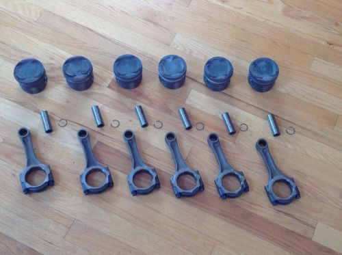 Toyota 2jz-gte vvti pistons pins &amp; rods oem / 2jz 2jzgte supra aristo jdm turbo