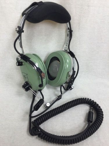 David clark model h10-76 electronic noise canceling military aviation headset