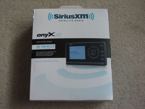 Sirius xm onyx ez satellite radio brand new open box with vehicle kit xez1v1