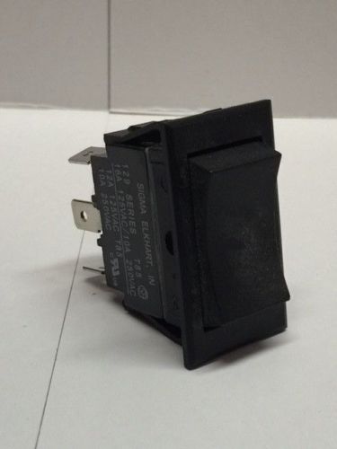 New rv sigma rocker switch 129 series t85 awning 6 prong back.