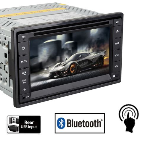 2 din 6.2&#039;&#039; car stereo dvd player bluetooth in-dash rds radio usb/sd/aux video