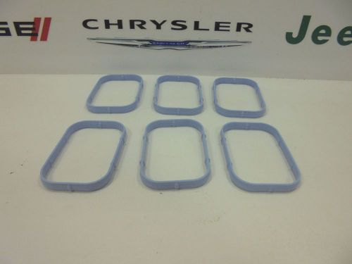 11-17 chrysler dodge jeep ram new intake manifold gasket set of 6 mopar oem