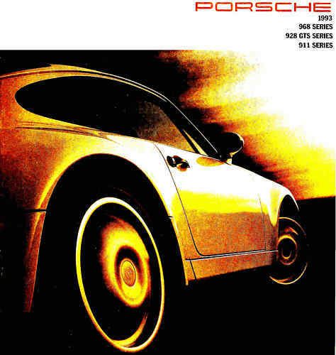 1993 porsche brochure-968-911 carrera-911 turbo-928 gts