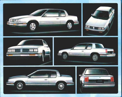 1985 oldsmobile brochure / catalog: calais,firenza,cruiser,gt,es,