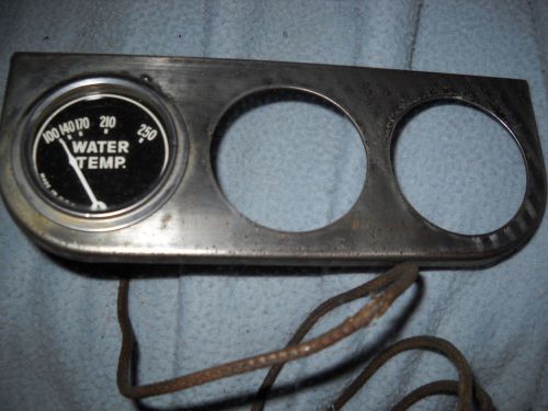 Vintage stewart warner temp gauge and  cluster