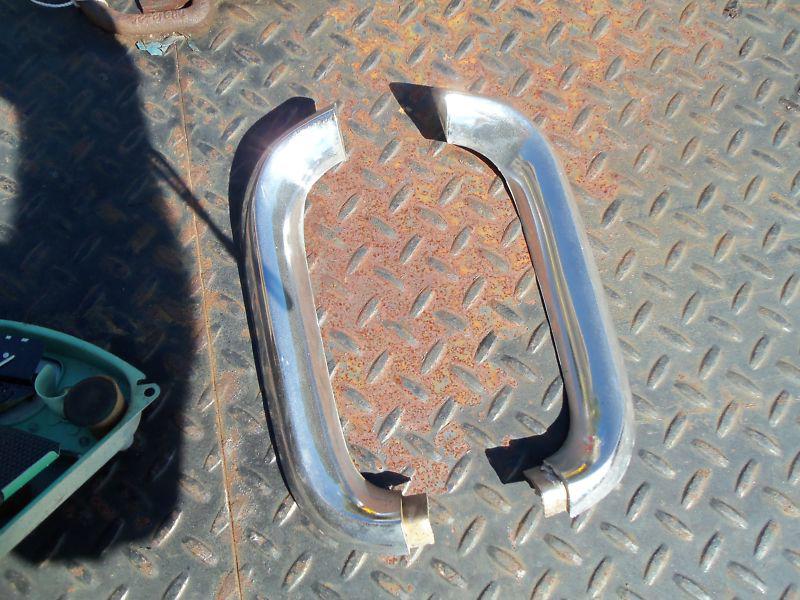 Grille end piece trim, 1955 chevrolet