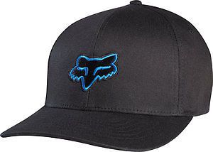 Fox racing legacy 2014 mens flexfit hat black/blue
