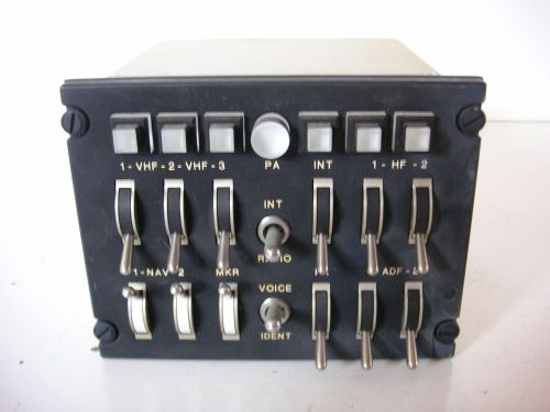 Audio selector panel avtech p/n: 5058-1