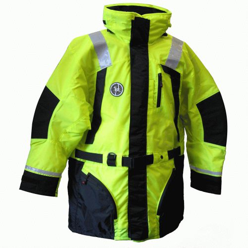 New first watch ac-1100-hv-l hi-vis flotation coat - hi-vis yellowith black -