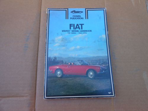 Fiat spider 124 1967-1973 service repair handbook clymer publications