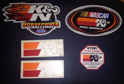 K&amp;n filter authentic decals assorted