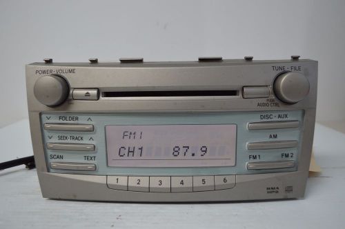 2007 2008 2009 10 11 toyota camry radio cd mp3 player 86120-06181 tested w32#008