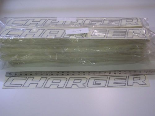 25 dodge charger 2&#034;x26&#034; cot nose decals w/b authentic nascar 07 racecar 082015-4