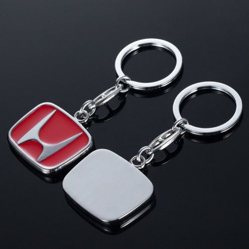 Honda car key chain keyring with logo chrome steel gift keychain gift 02