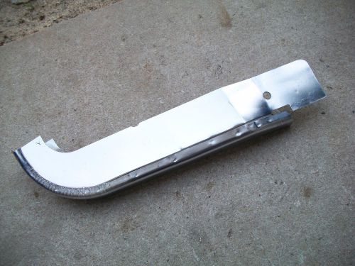 1968-1977 corvette oem chrome very nice left vertical ignition shieling