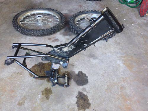 Ssr 160 klx style frame with honda motor mounts