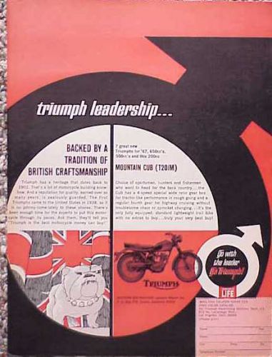 1967 triumph original old ad   buy 5+= free shipping cmy  store more  great ads