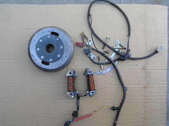 Honda xl 500 xl500 1979 ignition flywheel rotor stator magnito & advance eye xr
