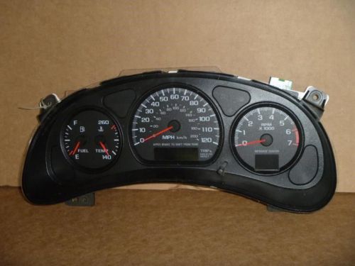 2004 impala speedometer instrument cluster