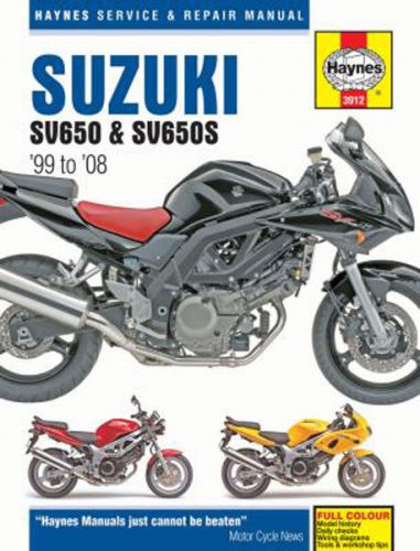 Haynes suzuki sv650 &amp; sv650-s superbike repair manual (1999-2008) haym3912