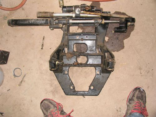 Mercury mercruiser transom mount plate chevy v8 350 305 power steering control