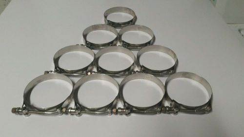 Shields rubber stainless steel marine hose clamps 720-3000 10pc
