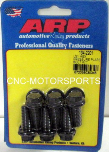 Arp clutch cover pressure plate bolt kit 134-2201 chevy gen iii/ls sb hp