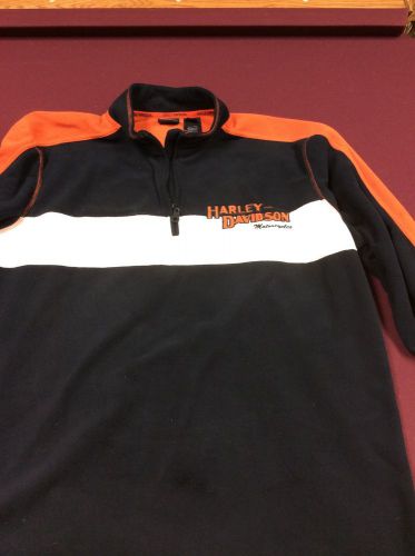 Mens harley davidson fleece pullover