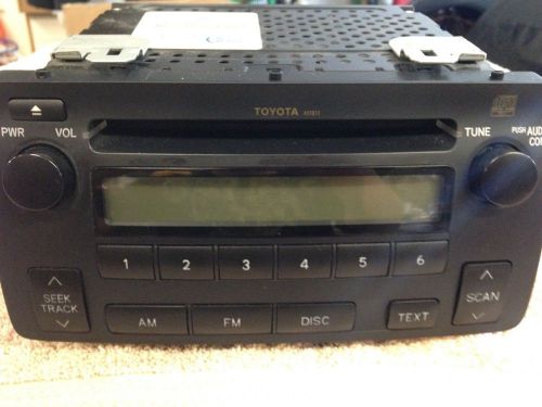2006 toyota corolla cd am/fm radio player model 86120-02430 oem factory