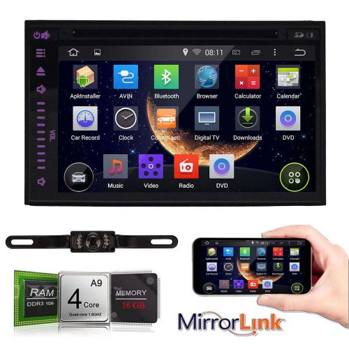 Quad core 7&#039;&#039; car dvd player radio stereo 2din android 4.4 gps wifi mirror link