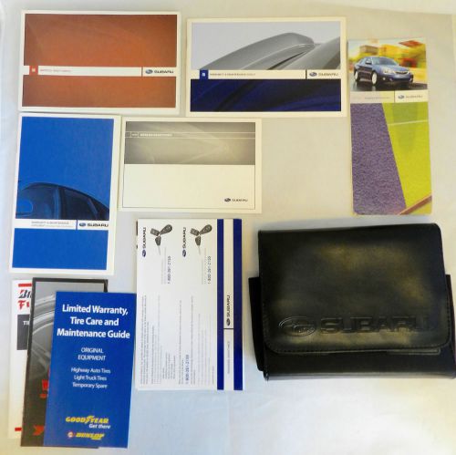 2009 subaru impreza owners manual with case a1960be-a