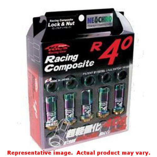 Project kics r40 lug nuts 31875nk neochrome 12x1.25 fits:universal 0 - 0 non ap