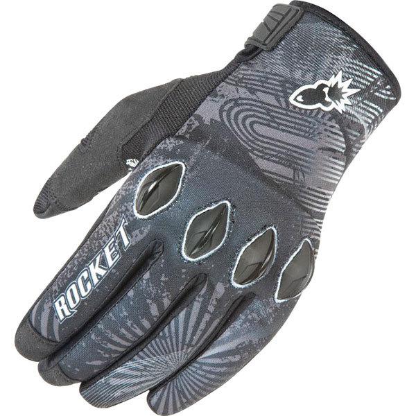Black l joe rocket rocket nation 2.0 textile glove