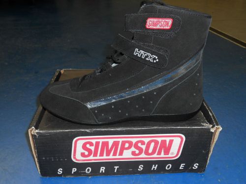 Simpson high top htx driving shoe - black